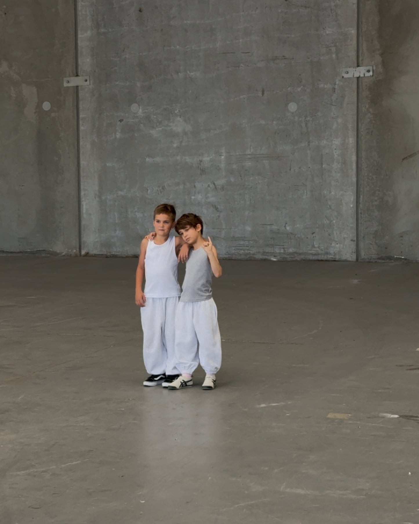 Yumi Singlet - Grey Rib