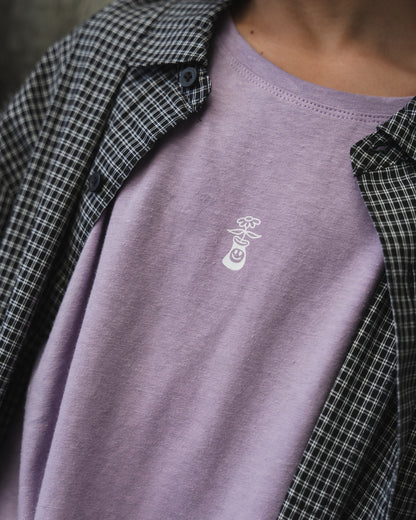 Plant-Pal Hemp Tee - Faded Purple