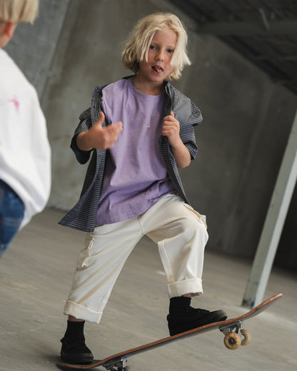 Plant-Pal Hemp Tee - Faded Purple