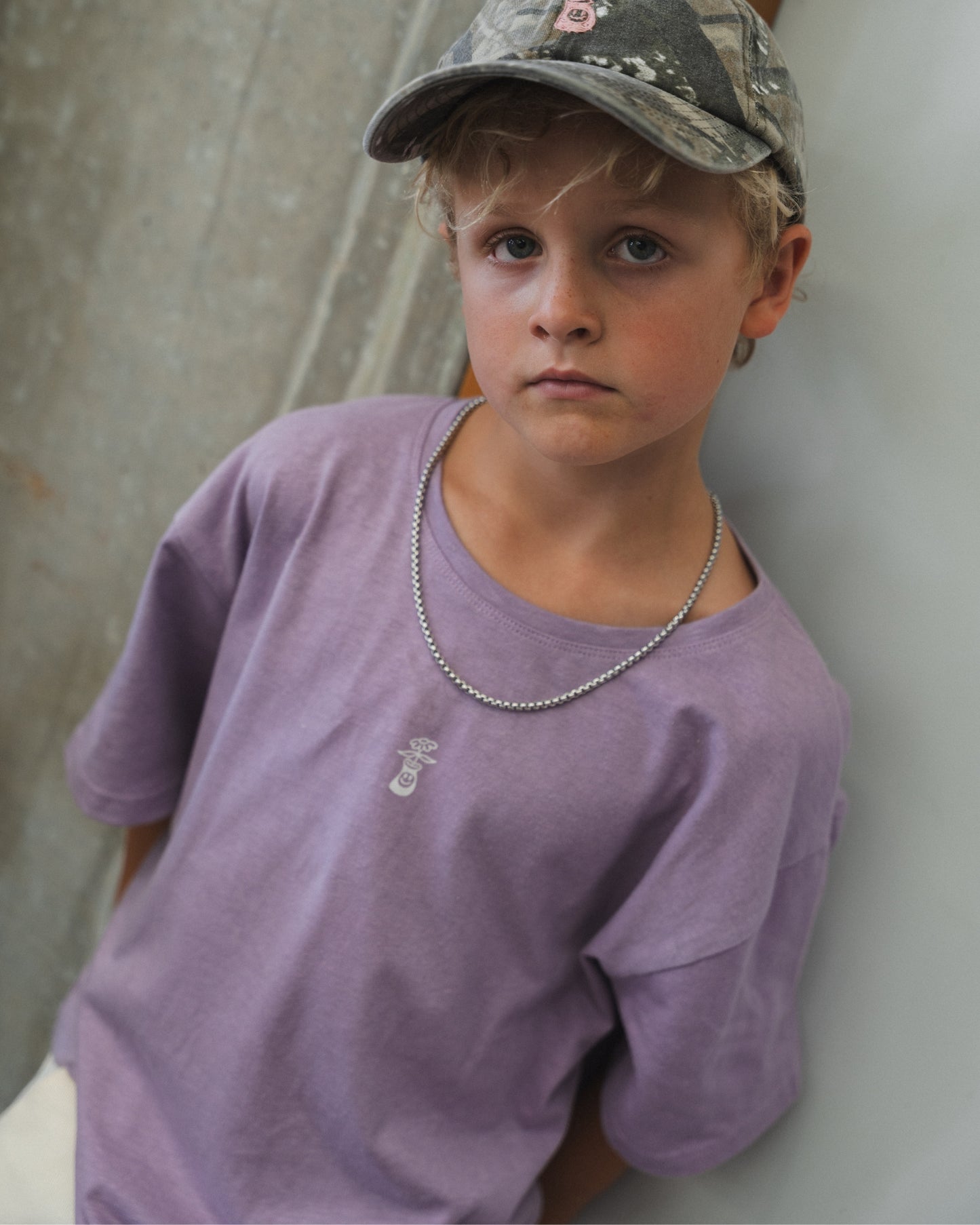 Plant-Pal Hemp Tee - Faded Purple