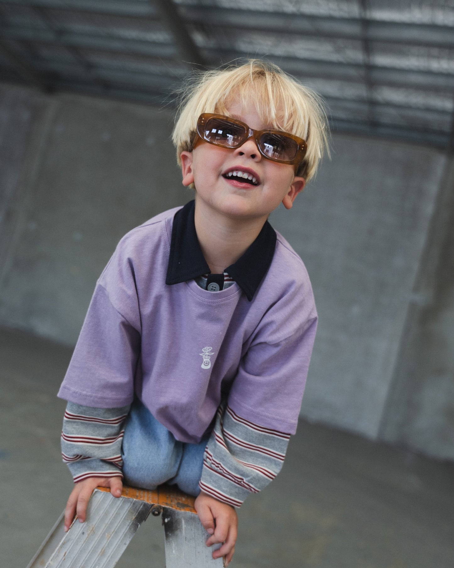 Plant-Pal Hemp Tee - Faded Purple