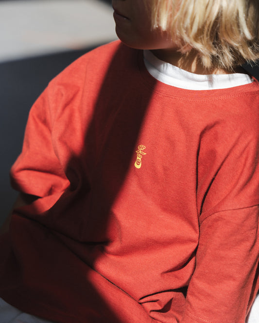 Plant-Pal Hemp Tee - Faded Red