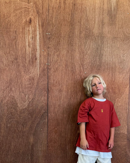 Plant-Pal Hemp Tee - Faded Red