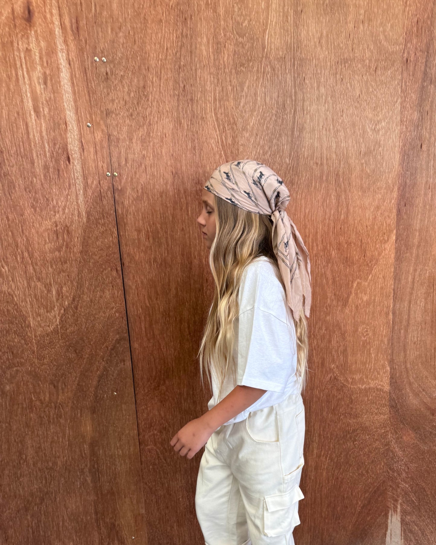 Softie Hemp Tee - White & Pink